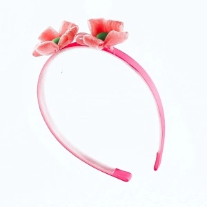 Cordeluțe Subțiri Cu Floricele Organza KRM4202 - Img 8
