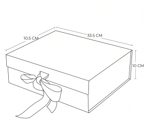 Cutie Cadou pentru Sticlă 33,5 x 10,5 x 10 cm Pliabilă cu Închidere Magnetică și Mâner Elegant Premium – KRM5201 - Img 3