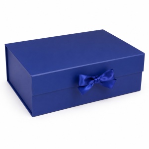 Cutie Cadou Pliabilă 33X25X12 cm, Calitate Premium, Carton Tare cu Fundă de Satin - KRM5213 - Img 8