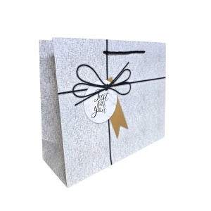 Pungi Cadou 32x26x11 cm, 12/set, 4 culori, Calitate Premium, Karmiseé KRMP078 - Img 2