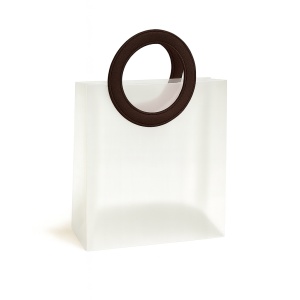 Pungi Transparente Cu Maner Colorat L KRM4606A - Img 2