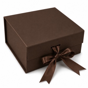 Cutie Cadou Premium 20x18x8 cm Carton Rigid cu Fundă Satinată, Culori Diverse KRM5188 - Img 2