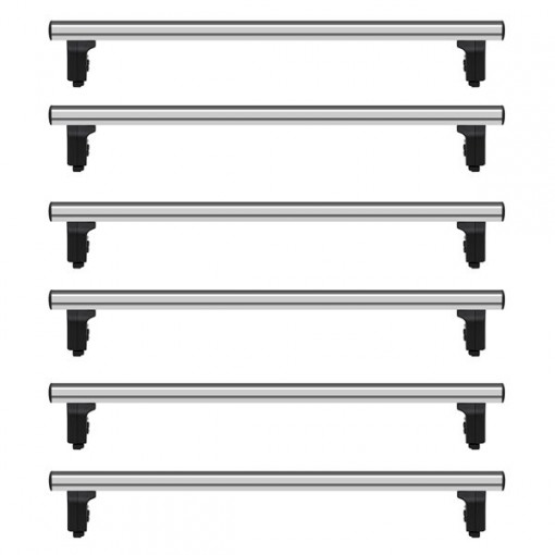 Bare transversale Volkswagen Crafter, model 2006-2017, L1,L2,L3,L4,L5 - H1,H2,H3, aluminiu, Menabo Professional