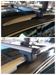 Bare de portbagaj transversale aluminiu cu antifurt break suv