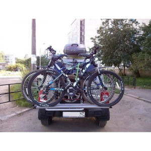 Suport biciclete Menabo Boa 3 pentru 3 biciclete cu prindere pe roata de rezerva - Img 4