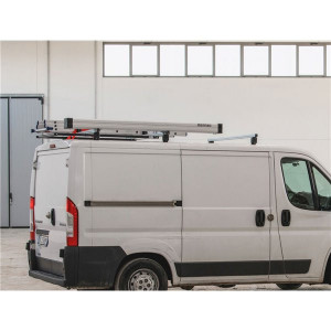 Cutie Menabo pentru transport tubulatura, tevi, profile 3m pe bare transversale - Img 2