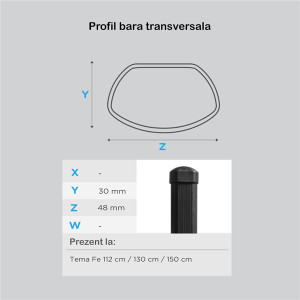 Bare transversale Menabo Tema Otel pentru Peugeot 107, 5 usi, model 2005-2014 - Img 5