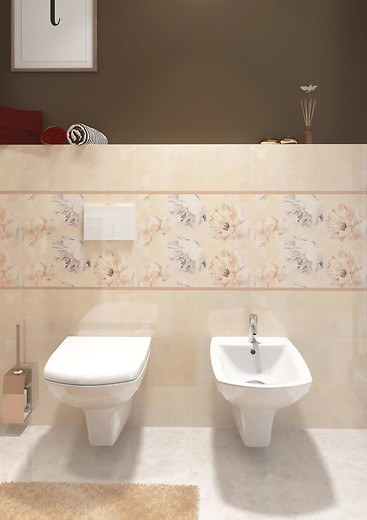 Capac wc Cersanit Carina cu Soft-close si demontare rapida, antibacterial
