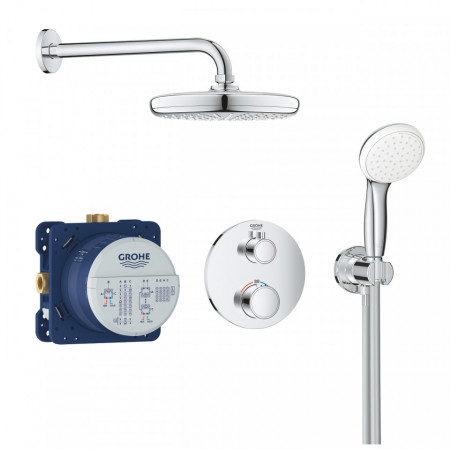 Set de dus incastrat Grohe Grohtherm Perfect Tempesta 210