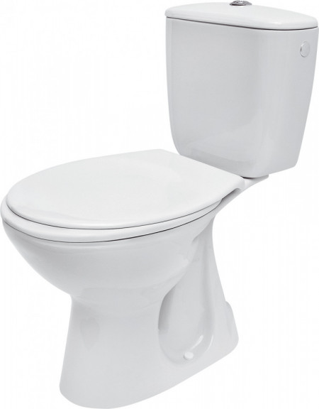 Set wc stativ compact Cersanit President cu rezervor si capac