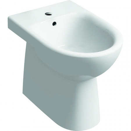 Bideu stativ Geberit Selnova back to wall, partial inchis