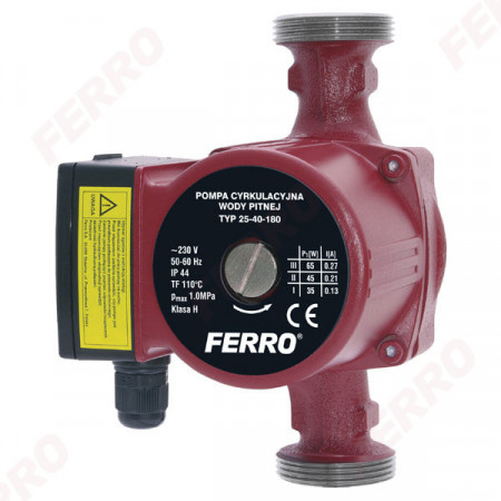 Pompa recirculare Ferro 25-40/180