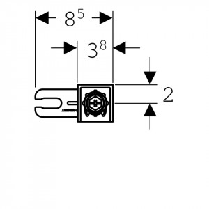 Set de fixare pentru rame Duofix Geberit - Img 4