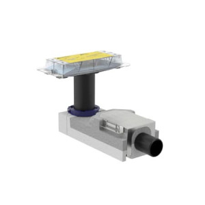 154.150.00.1 Sifon pentru rigola de dus CleanLine Geberit, corp de baza fara capac