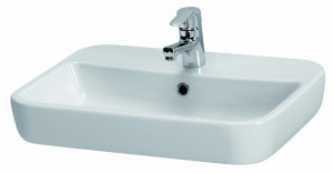 Lavoar pe blat Cersanit Caspia rectangular 60 cm - Img 1
