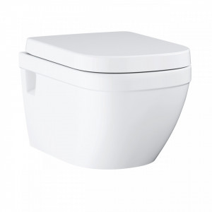 Vas wc suspendat Euro Ceramic Rimless Grohe cu capac soft close - Img 1