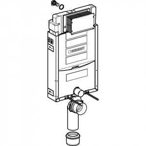 Rezervor incastrat Geberit Kombifix Sigma de 108 cm pentru wc suspendat - Img 4