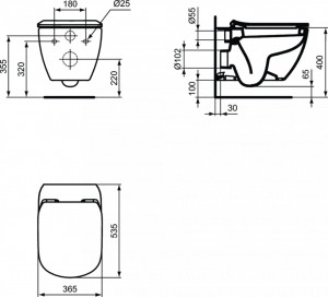 t007801 schita tehnic cu dimensiuni tesi ideal standard