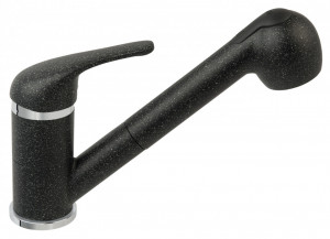 BFR8B GRAFIT  Baterie bucatarie Ferro Freya cu dus extractabil