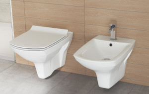 ambient carina cersanit bideu vas wc si capac slim cu inchidere lenta