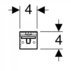 Set de fixare pentru rame Duofix Basic Geberit - Img 2