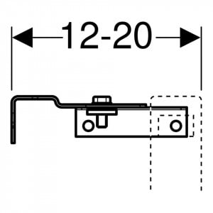 Set de fixare pentru rame Duofix Basic Geberit - Img 3
