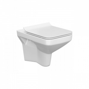 como cersnait vas wc cuspendat cleanon cersanit cu capac 