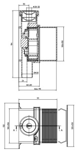 Sifon condens ingropat pentru aer conditionat HL138 - Img 2