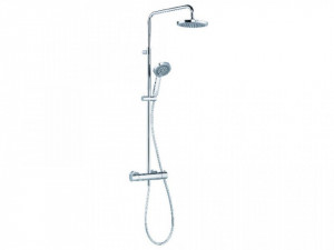 6609505-00  Sistem de dus Kludi A-qa cu baterie cu termostat, Dual Shower-System
