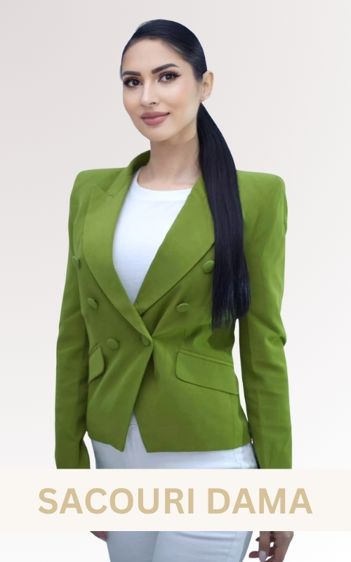 Sacouri elegante de damă pentru birou și evenimente