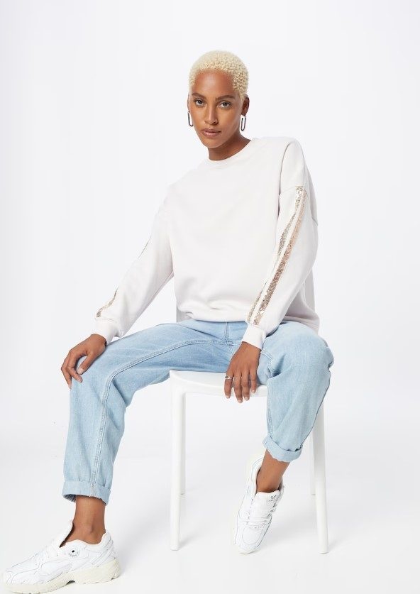 Bluza dama About you collection Corinna bej deschis - 2 | YEO
