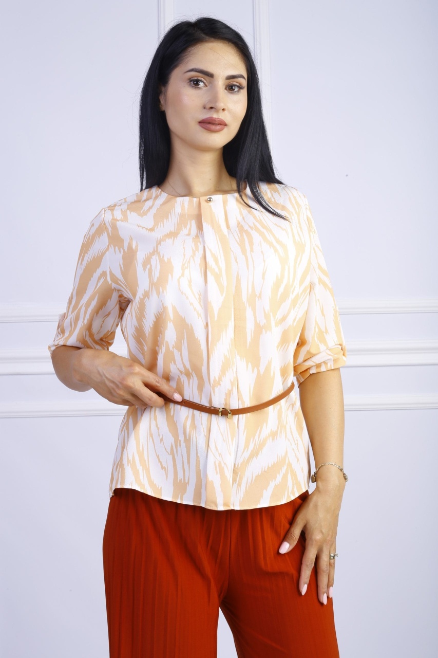 Camasa dama RAISA accesorizata cu curea in talie
