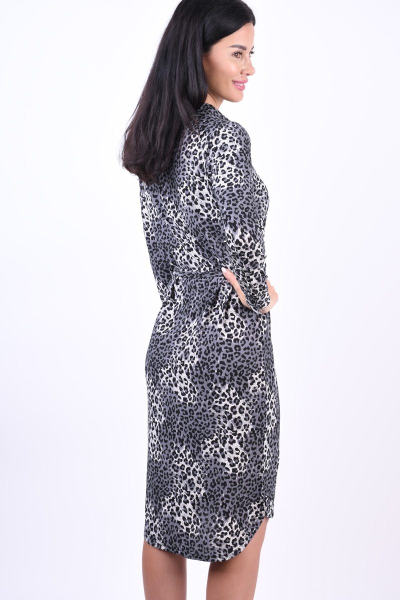Rochie Dama Jacqueline De Yong leo print - 2 | YEO