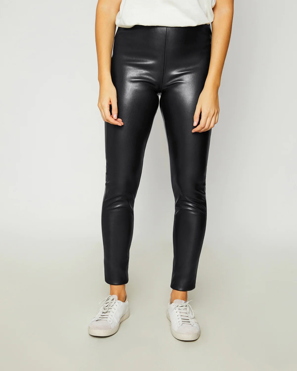 Colanti dama PERFECT BODY negru din piele ecologica - 1 | YEO
