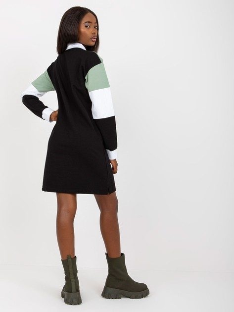 Rochie dama casual RUE PARIS polo look verde - 1 | YEO