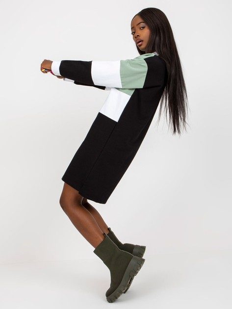 Rochie dama casual RUE PARIS polo look verde - 2 | YEO