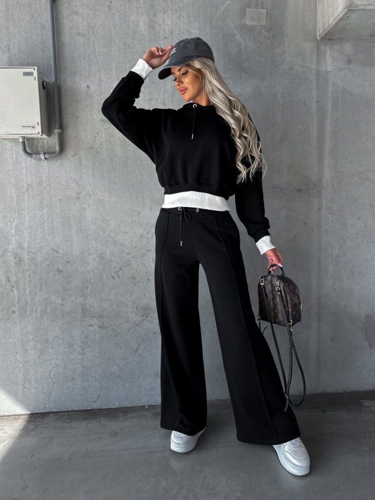 Compleu casual dama Alice cu gluga Confort si stil - 1 | YEO
