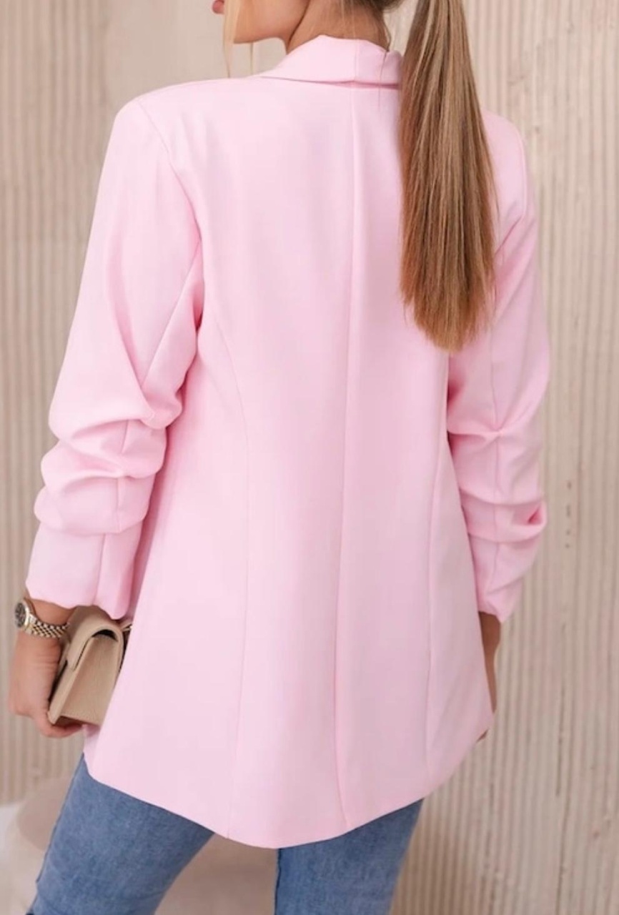 Sacou Dama Elegant Onesize Cambrat Roz - 1 | YEO