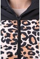 Geaca Dama Vila Maja Black/ Leo Print - 3 | YEO