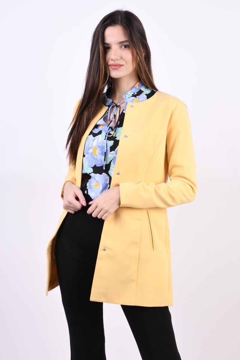 Palton Dama Jacqueline De Young Brighton galben - 1 | YEO
