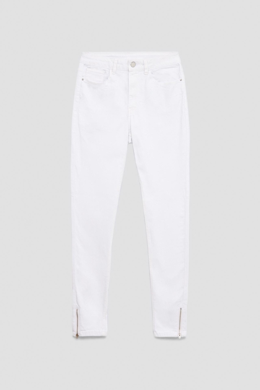 Blugi dama VILA slim fit alb - 1 | YEO