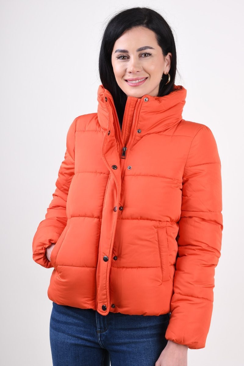 Geaca Dama Only Cool Puffer Orange