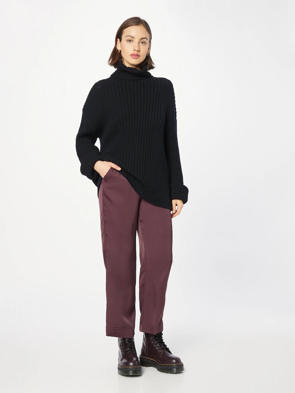 Pantaloni dama Largi cu dunga Maggie\'A LOT LESS pe grena