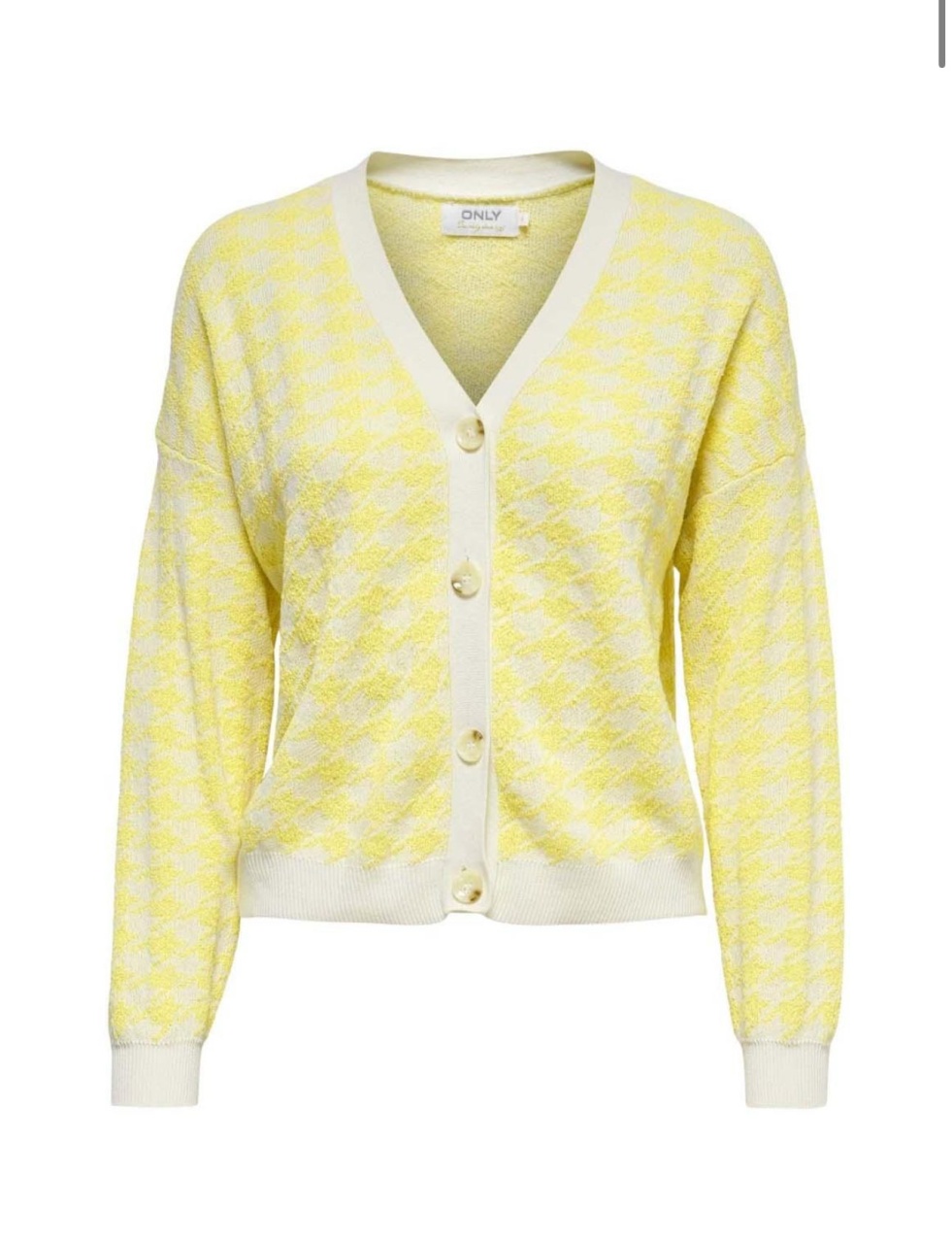 Cardigan dama Only Vega galben