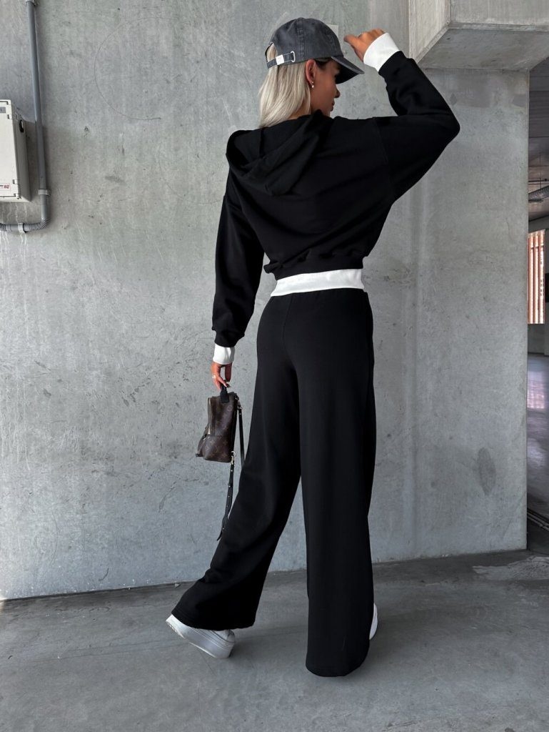 Compleu casual dama Alice cu gluga Confort si stil - 2 | YEO