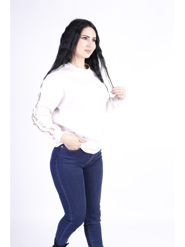 Bluza dama About you collection Corinna bej deschis