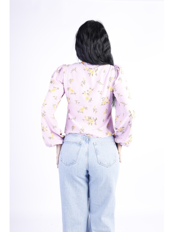 bluza dama imprimeu floral 