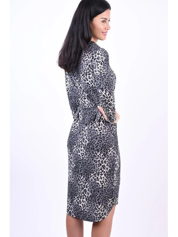 Rochie scurtă animal print elegantă – stil modern și feminin