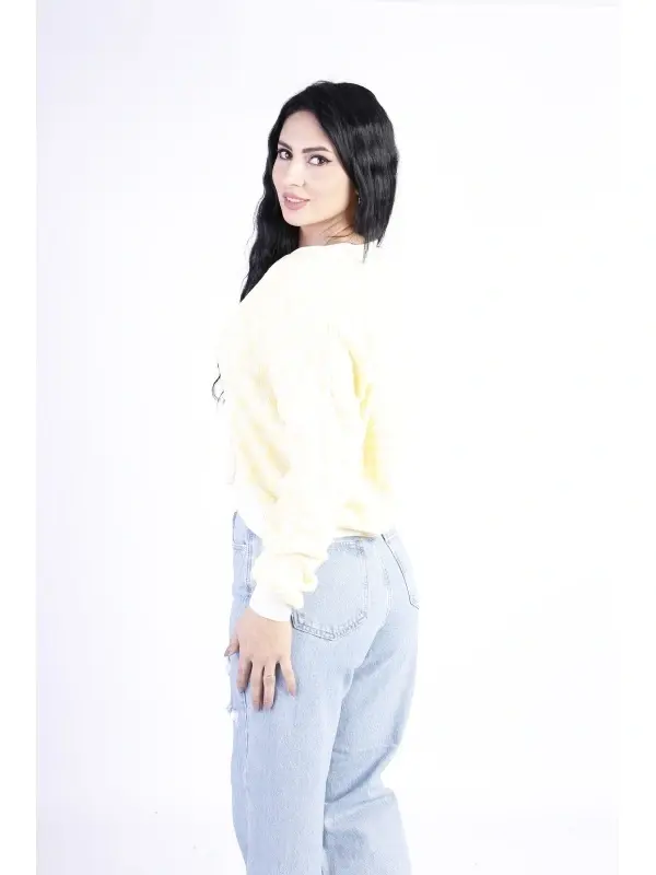Cardigan dama Only Vega galben