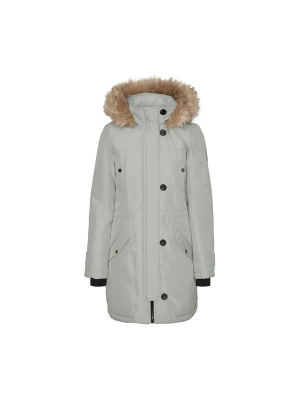Geaca dama lunga VERO MODA cu gluga imblanita - Img 2